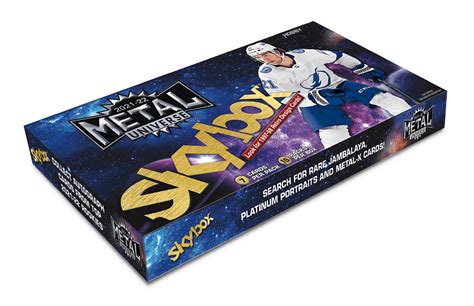 2021/22 upper deck skybox metal universe hockey hobby box|skybox metal hockey roster.